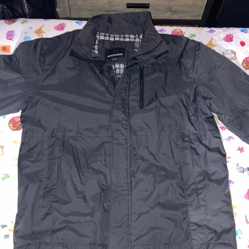 Midtown Charcoal Winter Jacket for Men
